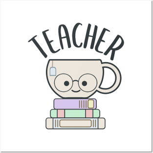 Cute Tea Teacher Pun Posters and Art